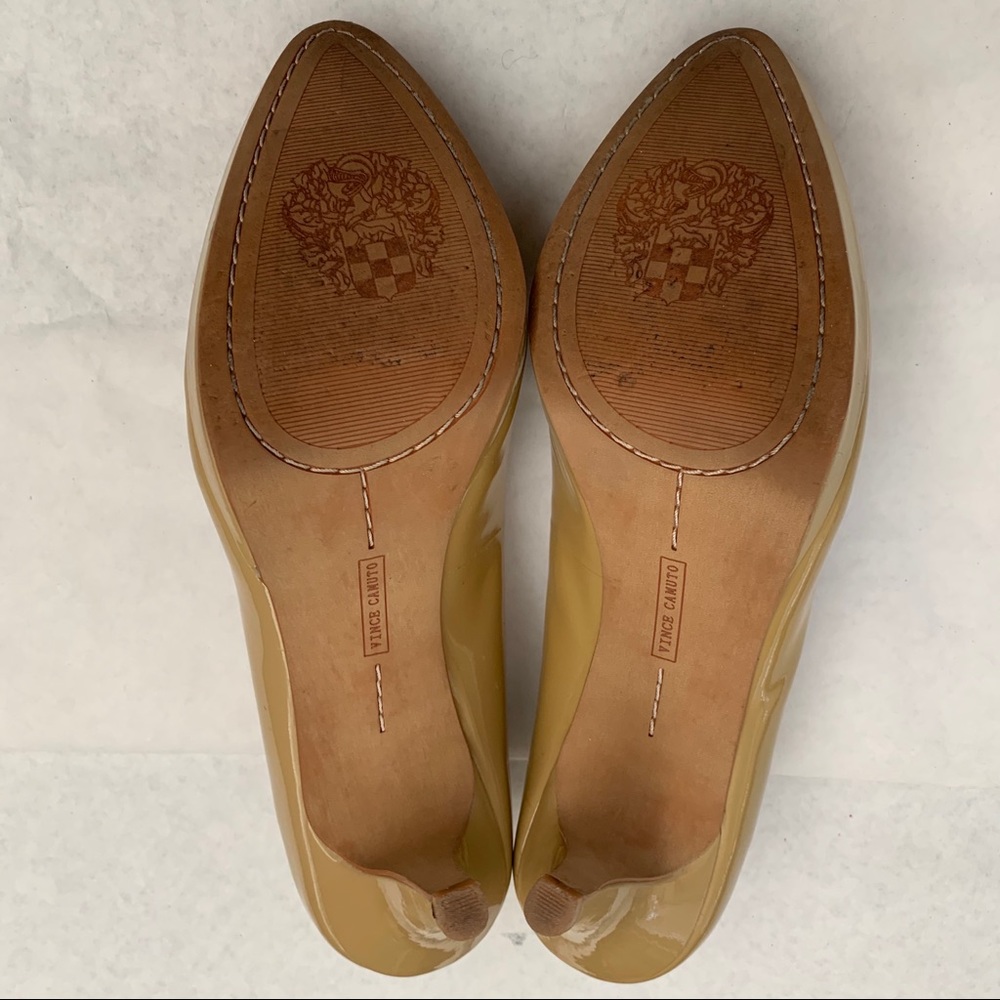 Vince Camuto Tan Heels Beige Flirty Nude W 7 - Picture 8 of 10